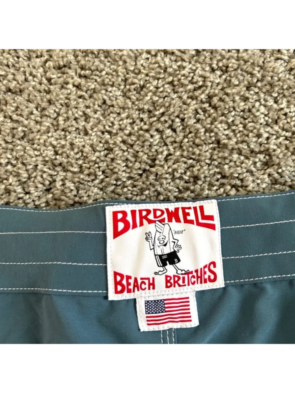 Birdwell Men's Sz 34 808 Boardshorts Beach Britches SurfStretch Side Pocket